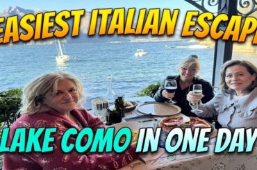 The Easiest Lake Como Day Trip 🍷Varenna & Wine by the Water