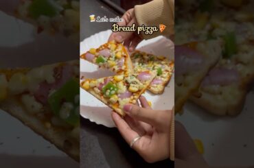 Bread pizza 🍞🍕| #breadpizza #cooking #ytshorts #ytshortsindia #ashortaday #food #pizza