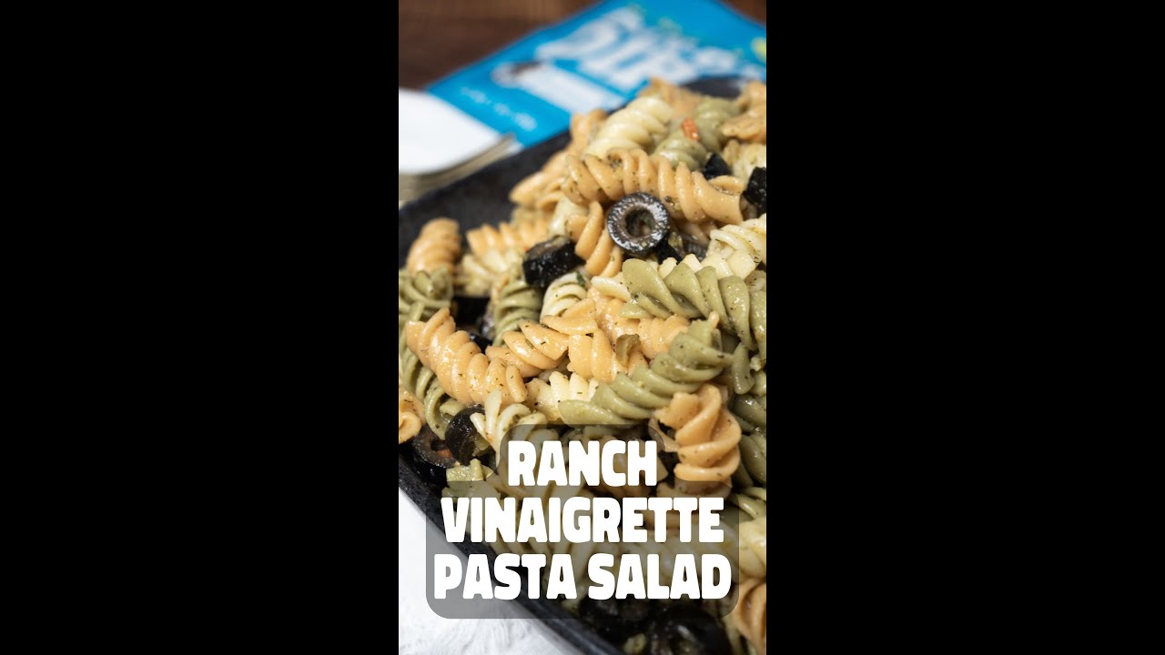 Quick ‘n’ Easy Ranch Vinaigrette Pasta Salad! Quick 'n' Easy Ranch Vinaigrette Pasta Salad!