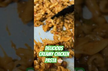 Creamfire Chicken Pasta 🫕 #viral #viralvideo #food #ytshorts #foodie #cooking