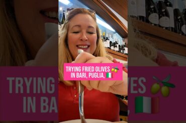 Have you ever tried Fried Olives? If you visit Puglia 🇮🇹,  in September or October, try it! #puglia