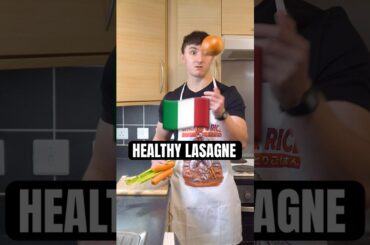 How to make a healthy lasagna - food for building muscle and losing fat
