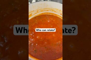 You know it’s Sunday when there’s a sauce cooking #italian #pasta #cooking #cozy #shortsfyp #pov