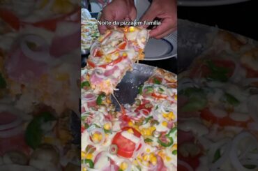 NOITE DA PIZZA EM FAMÍLIA - receita completa 🤤🍕🥰 #pizza #familia #receitas