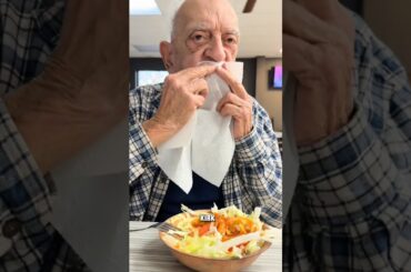 Grandpa at a pizza restaurant!!! #Foodie #grandpa #funny