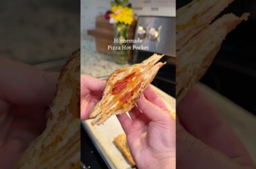 Homemade Pizza Hot Pockets🍕 #dinnerideas #cooking #mealideas #food #pizza #recipe