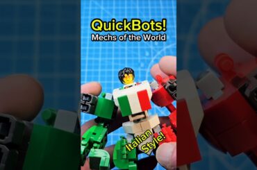 I built a LEGO Italian Style Quickbot! 🇮🇹 #italy