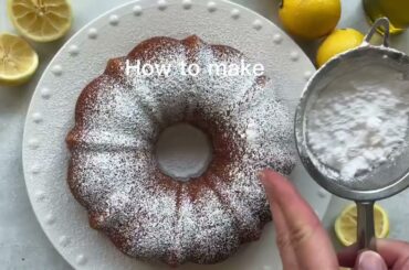 Lemon Olive Oil Cake (Italian Recipe)