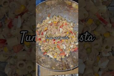 Tuna and pasta salad #food #cooking #tuna #pasta