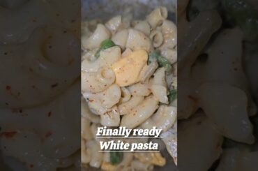 white sauce pasta recipe #food #cooking #pasta #pastarecipe #pastalover #shorts#views