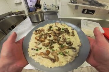 Mushroom Risotto Recipe | Creamy Italian Restaurant Style
