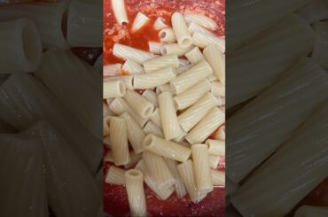 Shallot Red Wine Vinegar Reduction Rigatoni Parmesan Spices and Herbs