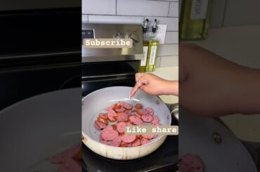 Lobster & sausage pasta #subscribe #recipe #cooking #youtubeshorts