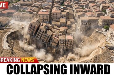 Sicily Landslide WORSE Than Reported— Ground Collapsing INWARD, Engineers Say It CAN'T Be Stopped!
