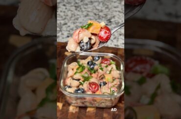 This Protein Pasta Salad is a lunch you’ll actually look forward to packing! #heb #lunchideas @HEB