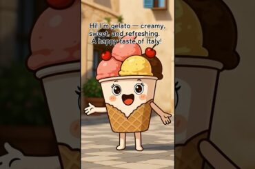 Taste Italy 🇮🇹 | Pizza, Pasta & Gelato in Cute 2D Animation