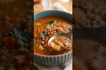 Italian Lentil Soup #food #recipe #comfortfood #cooking #foodie #easyrecipe  #easyrecipes