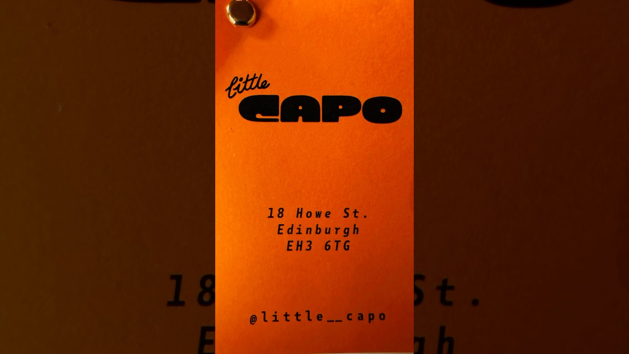 Best Italian Food in Edinburgh? 🏴 Little Capo #shorts #foodie Best Italian Food in Edinburgh? 🏴 Little Capo #shorts #foodie