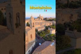 🇮🇹 Montalcino, Italy | A Classic Tuscan Hill Town Above the Vineyards #tuscany #italytravel