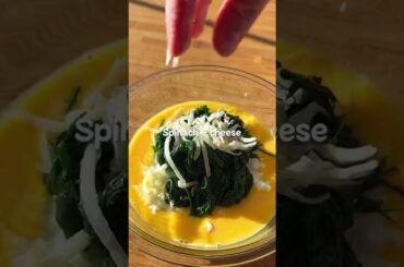 🔥🥬 Cottage Cheese Spinach Quiche #youtubeshorts #food #bonnecuisine #cheese #explore #cooking