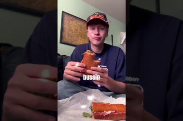 first time trying an Italian sandwich #clawboi #diyartist #italyfood