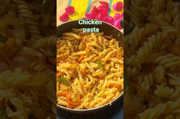 Chicken pasta recipe. #food #cooking #youtubeshorts #viralvideo