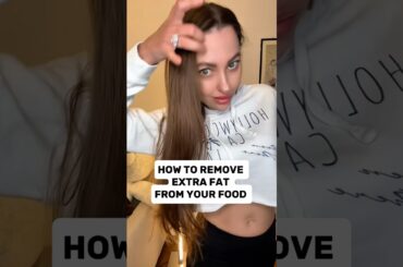 STAY SKINNY LIKE ITALIAN or How to Remove Extra Fat from Your Food #nodiet #eatfatgetthin #eatlean