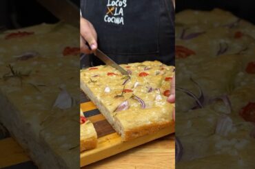 RECETA DE FOCACCIA SUPER FÁCIL  #receta #canaldecocina #cocina