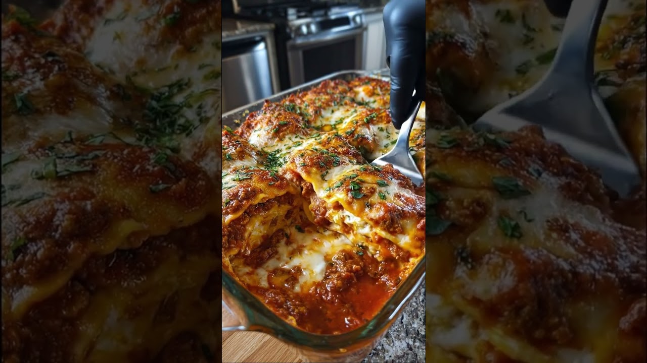 Ravioli Lasagna #youtubeshorts #food #bonnecuisine #cheesecake #explore #cooking Ravioli Lasagna #youtubeshorts #food #bonnecuisine #cheesecake #explore #cooking