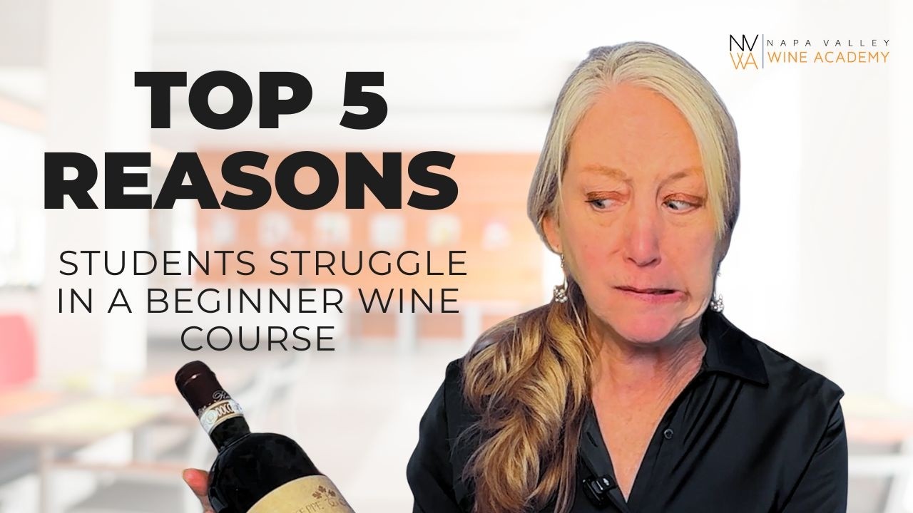 TOP 5 REASONS STUDENTS STRUGGLE IN A BEGINNER WINE COURSE TOP 5 REASONS STUDENTS STRUGGLE IN A BEGINNER WINE COURSE