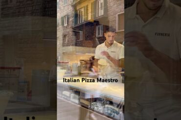 Italian Pizza Maestro#travelvlog #travel #italy #food #trending #shorts #feed
