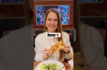 📍 Crazy Pizza Rome #travel #europeantravel #rome #italy #pizza #mustvisitplaces #dinner #toptravel