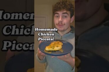 Homemade Chicken Piccata! #fyp #like #cooking #chickendishes #recipe #italian #piccata #tiktok #food