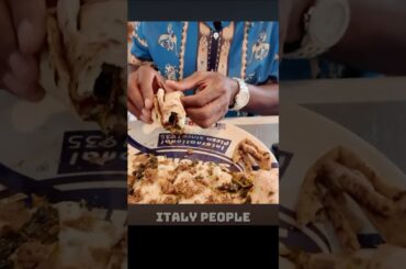 You eat pizza like this? #shorts #travel #foodie