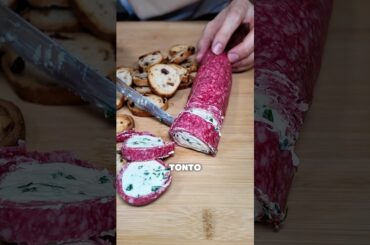 APERITIVO VAGO DE SALAMI Y QUESO CREMA 😏🧀  @r@recetasparavagozaperitivofácil #recetarápida #receta