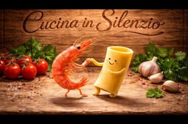 Paccheri ai Gamberi 🍤 | Silent Italian Cooking | Shrimp Paccheri ASMR