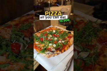 😋 Pizza - bis du nicht mehr kannst! #food #foodspots #pizza #italiener #allyoucaneat #essen #tipps