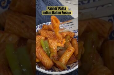 Panner Pasta 🍝 | Indian Italian Fusion Recipe #food #shorts #viralshorts #ytshorts