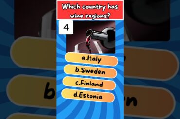 Witch country has wine regions? #quiz