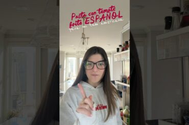 Pasta con tomate frito español para mi family de USA 🇺🇸 #recipe #pastarecipe