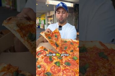 Is expensive pizza worth the price? #foodreview #fyp #pizzareview  #cheapvsexpensive #pizza