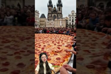 A MAIOR PIZZA que você já viu!! 🍕#shorts #pizza #viral