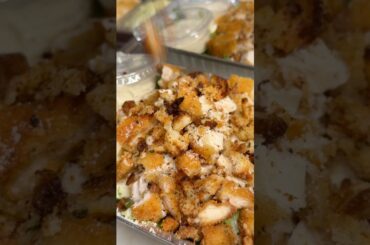 Chuck believes the best croutons start with good Italian bread and a lot of garlic butter 🧄 🧈