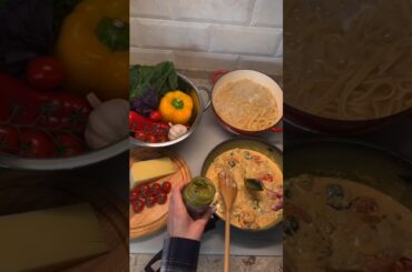 Pasta with shrimp #food #italy #abelovnaa