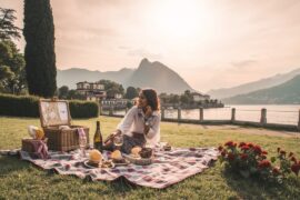 Mediterranean Seaside Retreat | Luxury Italian Coastal Views with Relaxing Music