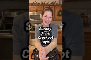 Sunday Dinner Crockpot Style! #fypシ #recipe #crockpot #cooking #food #yum #chicken #dinner #foodie