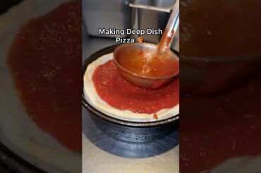 Making real pizza at Deepend Pizza #pizza #cooking