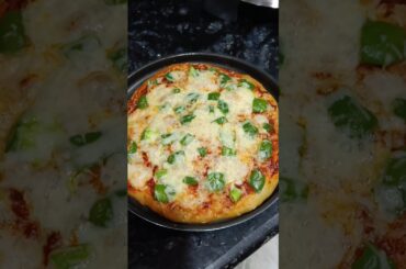 🤩Cheese-Loaded Veg Pizza🍕 #shorts #homemade #pizza #recipe