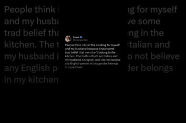 It’s Not Sexism—It’s Italian Cooking Standards