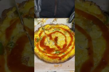 Egg Pizza | Easy & Tasty Homemade Pizza #EggPizza #HomemadePizza #EasyRecipe #QuickSnacks 🍳🍕